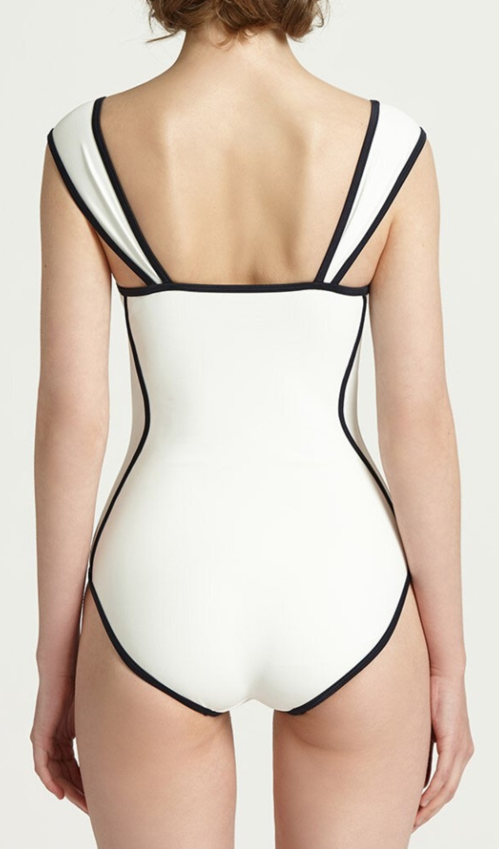 Fashionslee Women Darya White One-Piece Swimsuit