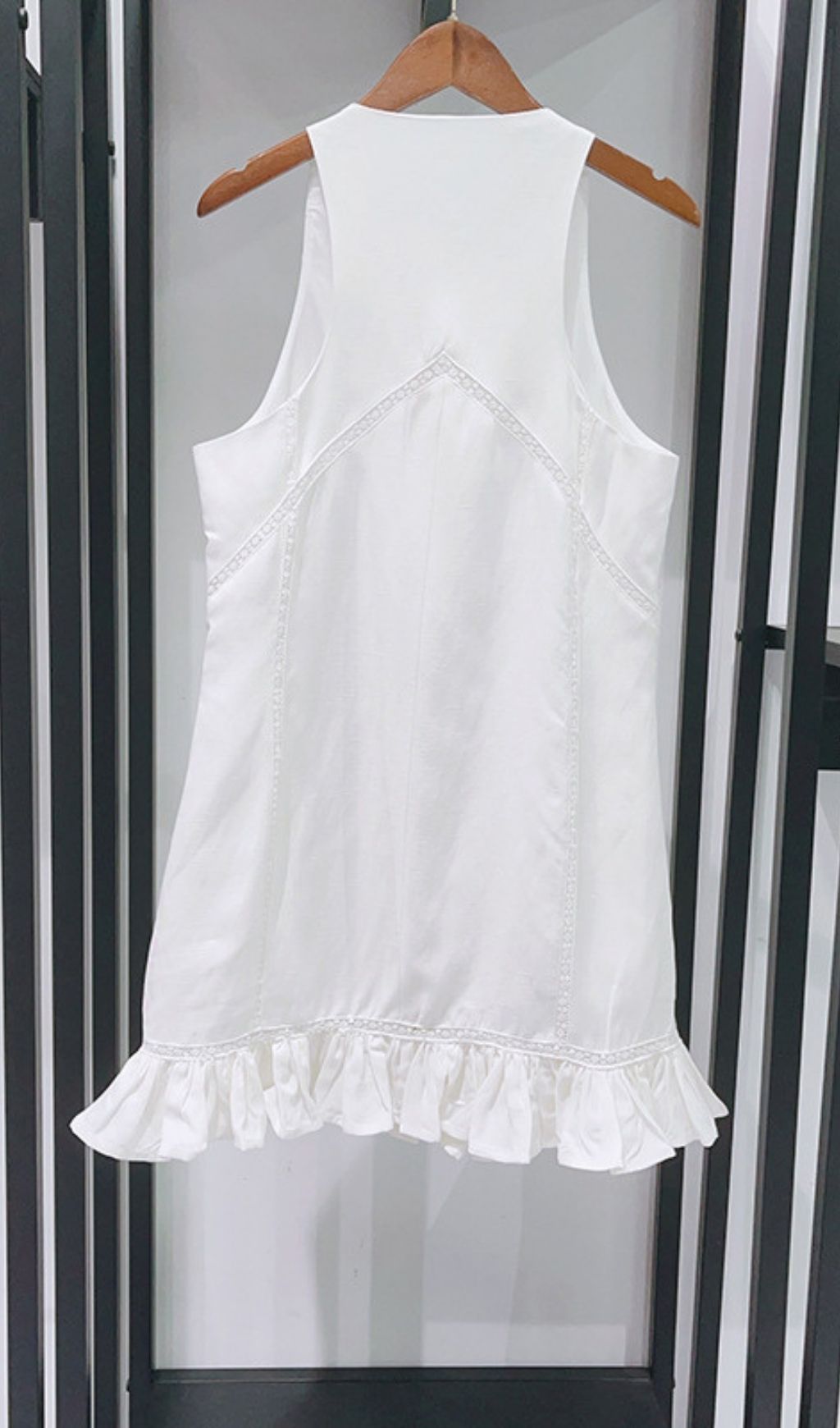 Reenana Embroidered Linen Blend Dress - OWNCI Reenana Embroidered Linen Blend Dress - OWNCI