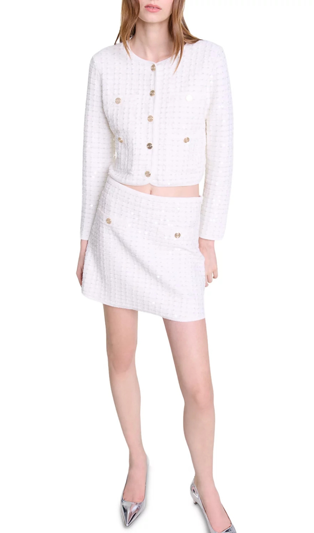 SEQUIN KNIT MINI SKIRT: VIRAL PARTY MUST-HAVE - OWNCI SEQUIN KNIT MINI SKIRT: VIRAL PARTY MUST-HAVE - OWNCI