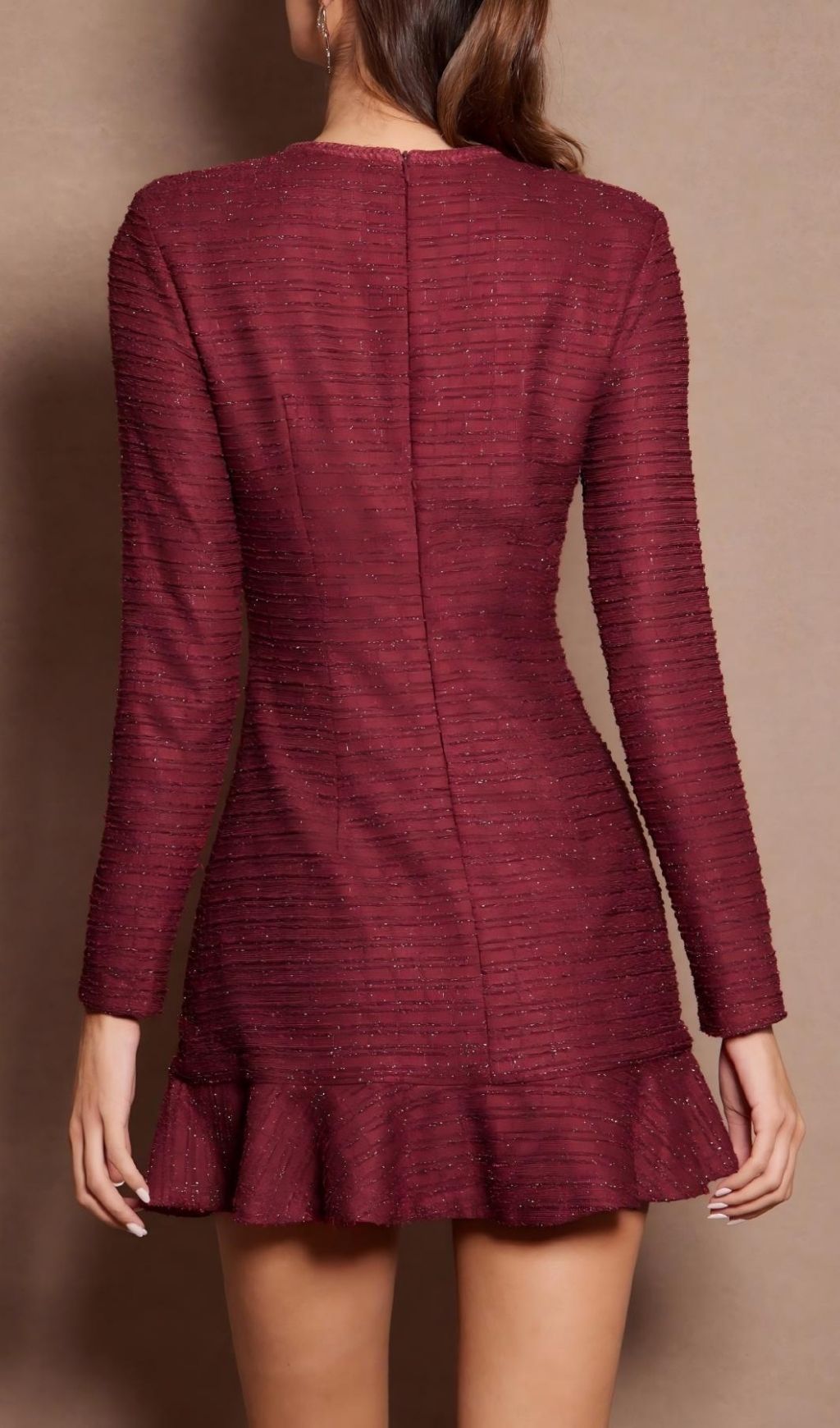 c5ad1ce7a59193b2d420b14171c0f8f3.jpg Fashionslee Women Lani Red Long Sleeve Mini Dress