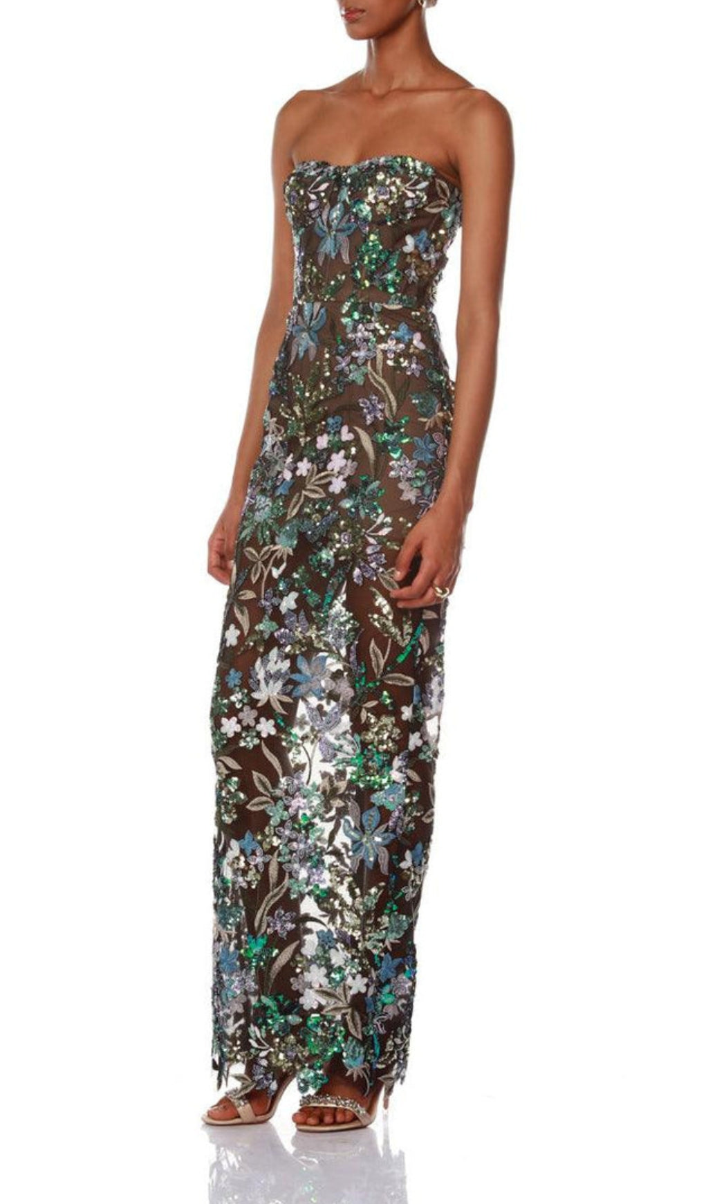 c734ff7f15004daca2178ae9dc3d1754.jpeg Fashionslee Women Azul Strapless Sequin Maxi Dress