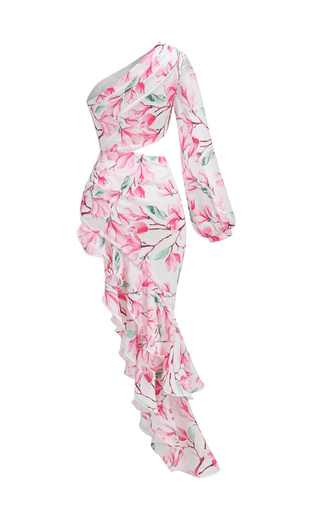cbf7778668b556972a1eb9fb8f810afd.jpeg Fashionslee Women Asfrid Pink Printed Maxi Dress
