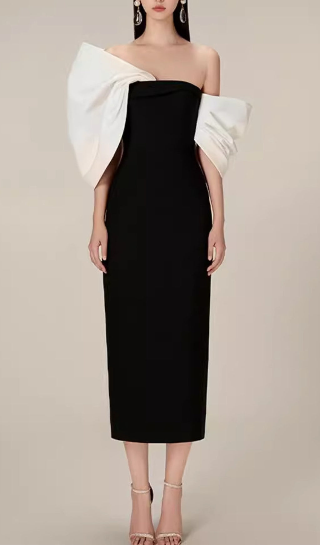 d0e918b8b7bed3e1521a2abbd567b5d8.jpeg Fashionslee Women Alcyone Off Shoulder Midi Dress