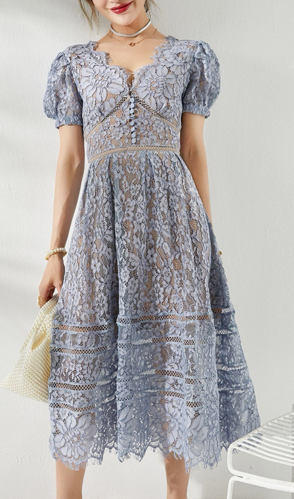 d2f82bf986f2382cb9a4565bcb5538bf.jpeg Fashionslee Women Anshika Fine Cord Lace Dress