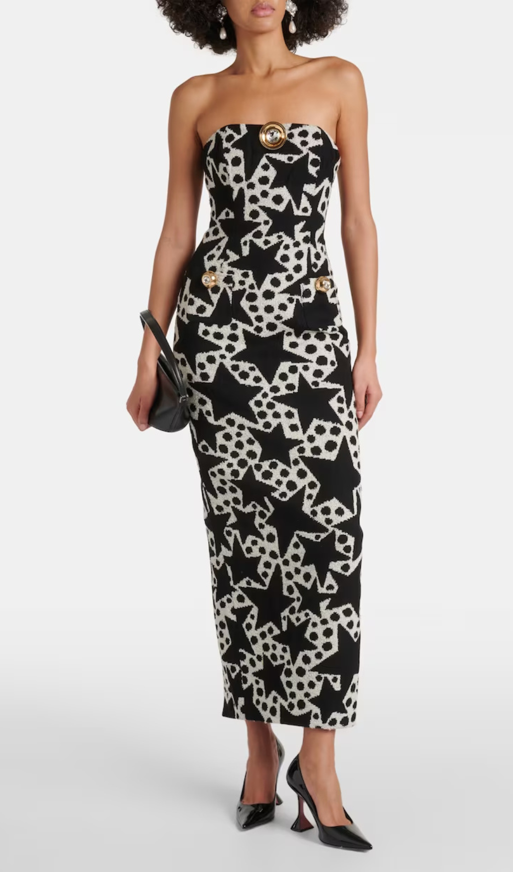 Fashionslee Women Alhena Medallion-Pendant Maxi Dress