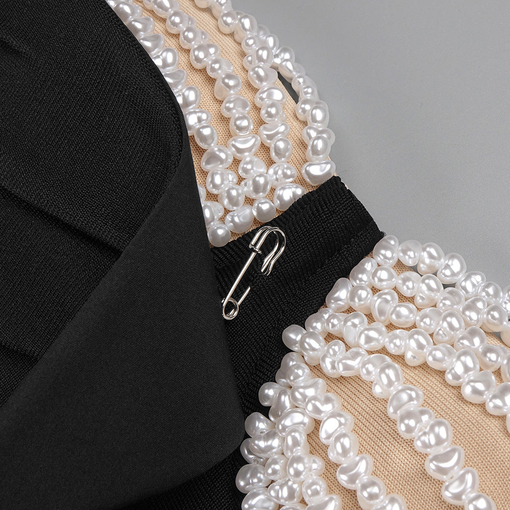 d6ee624c62c02fb6abdd380ff4be8aa8.jpeg Fashionslee Women Alizeh Black Pearl Embellished Maxi Dress