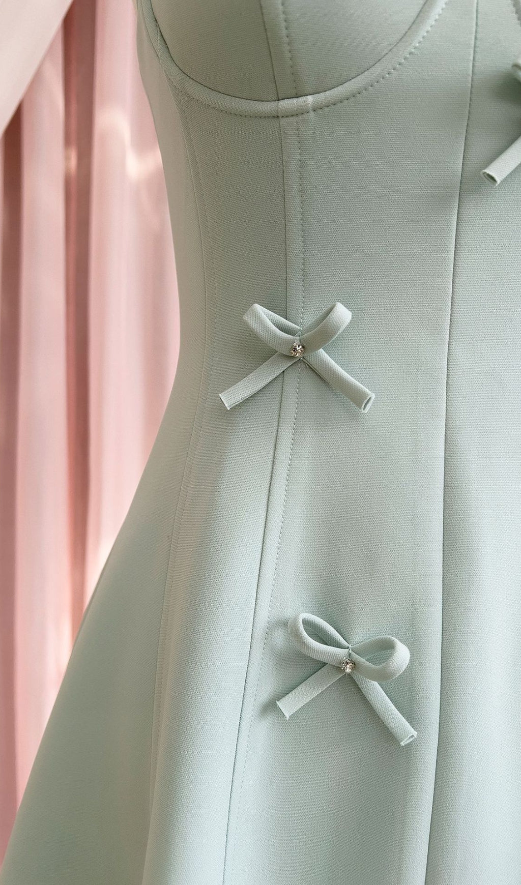 d74ebc6fa5270b509fcfb0024aff6b7d.jpeg Fashionslee Women Amiela Bow Embellished Mini Dress