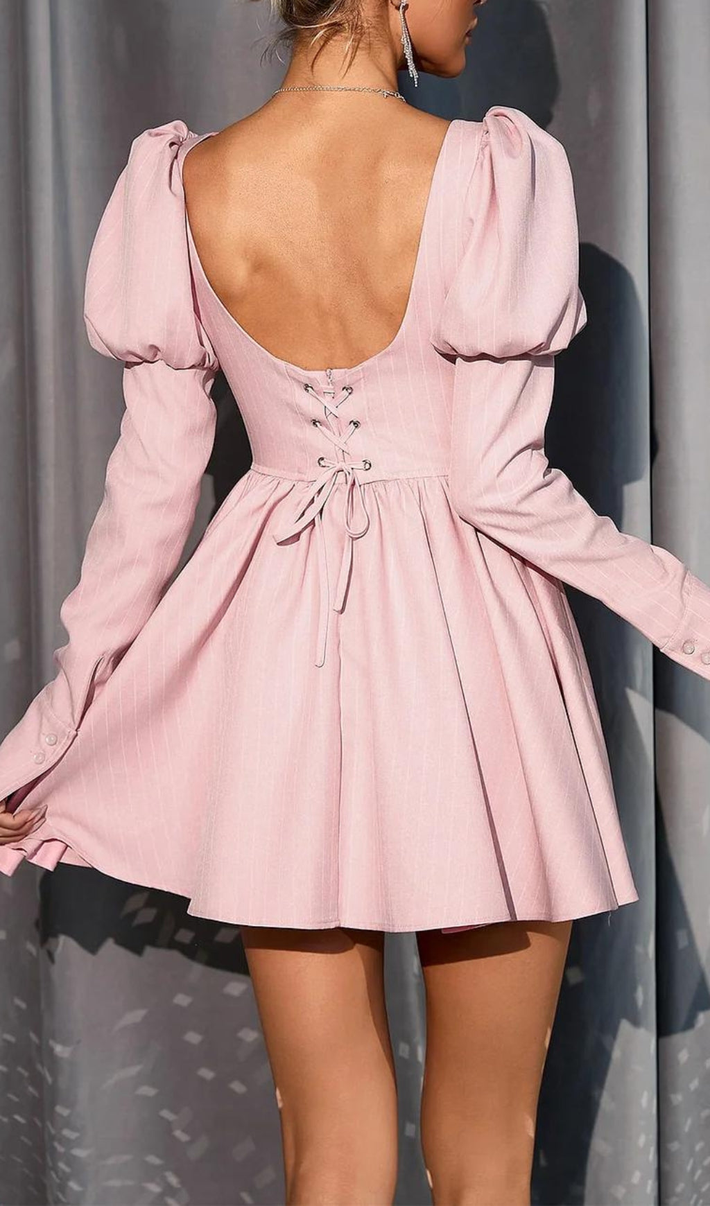 Fashionslee Women Ameline Mini Dress In Pink