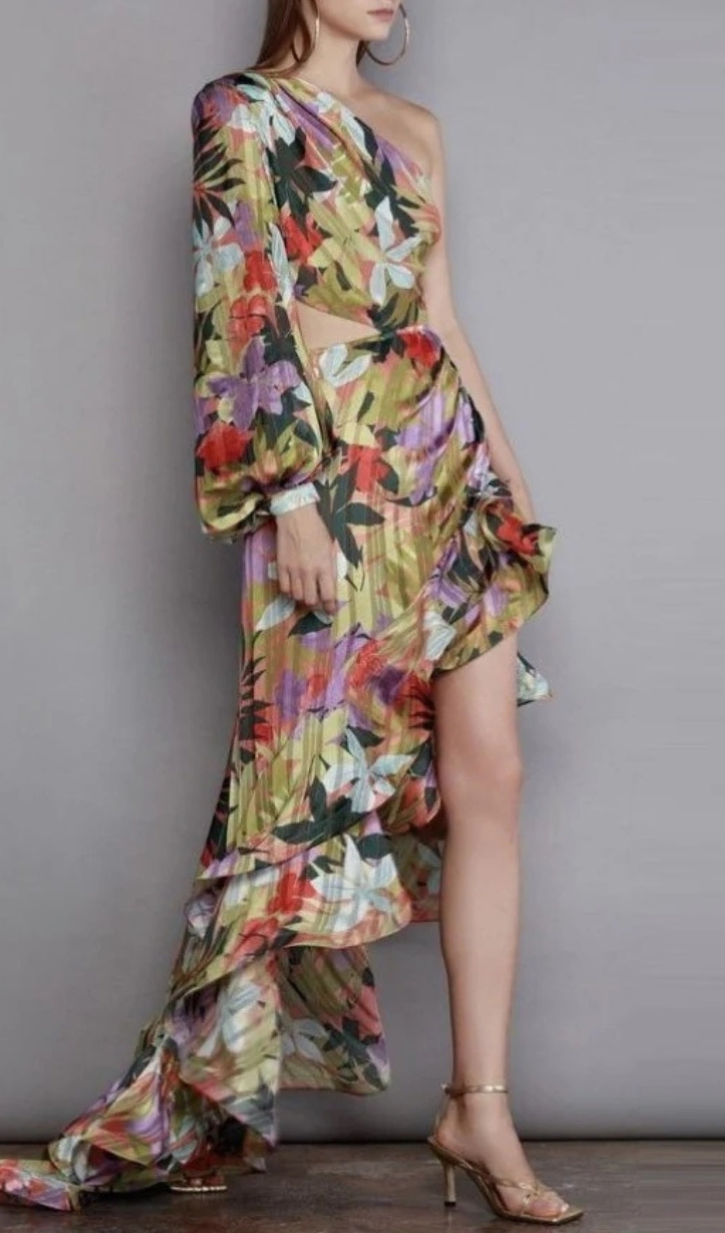 Fashionslee Women Asfrid Printed Maxi Dress