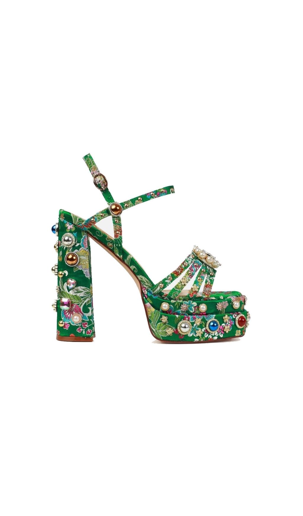 Fashionslee Women Kyndall Embellished Heels