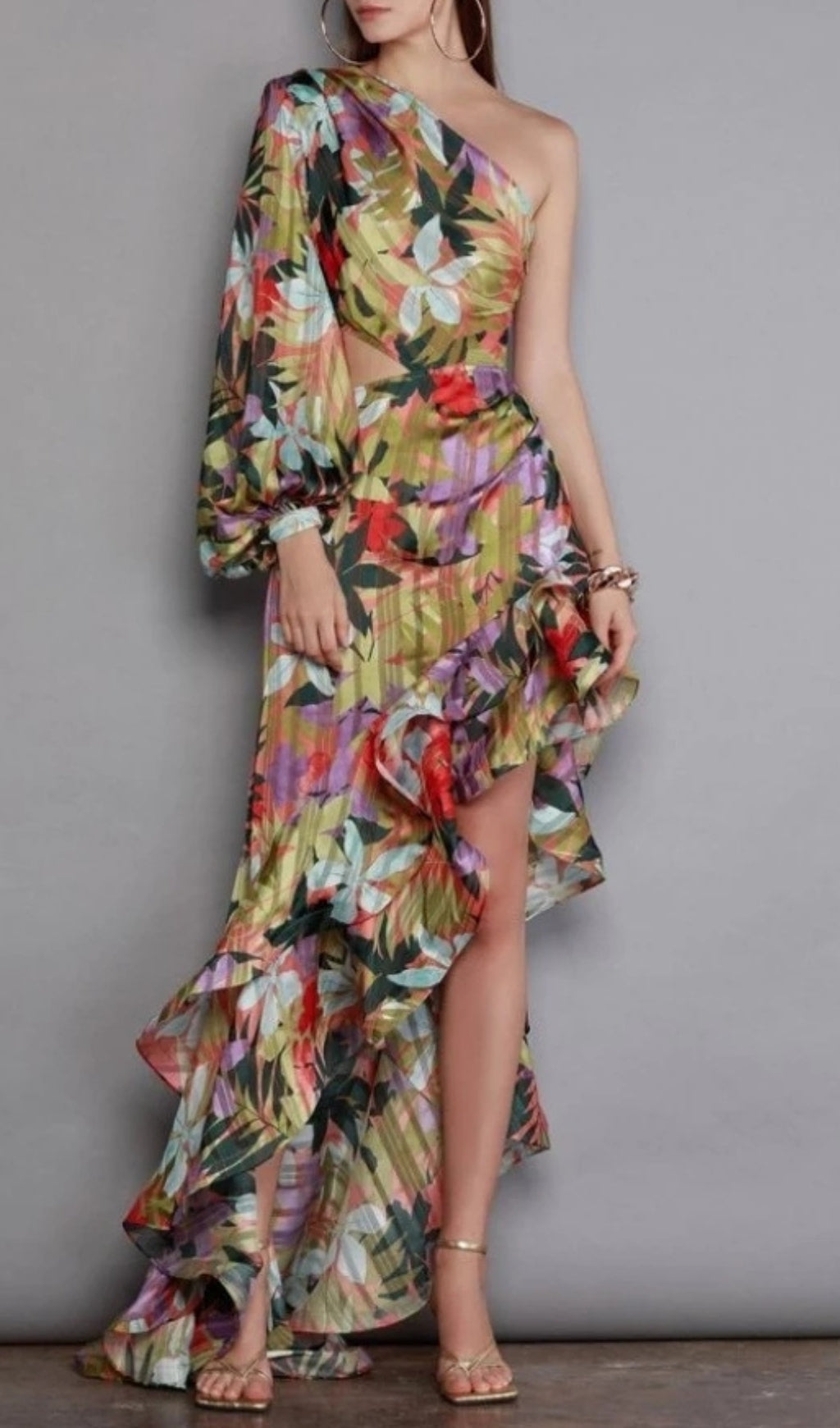 Fashionslee Women Asfrid Printed Maxi Dress