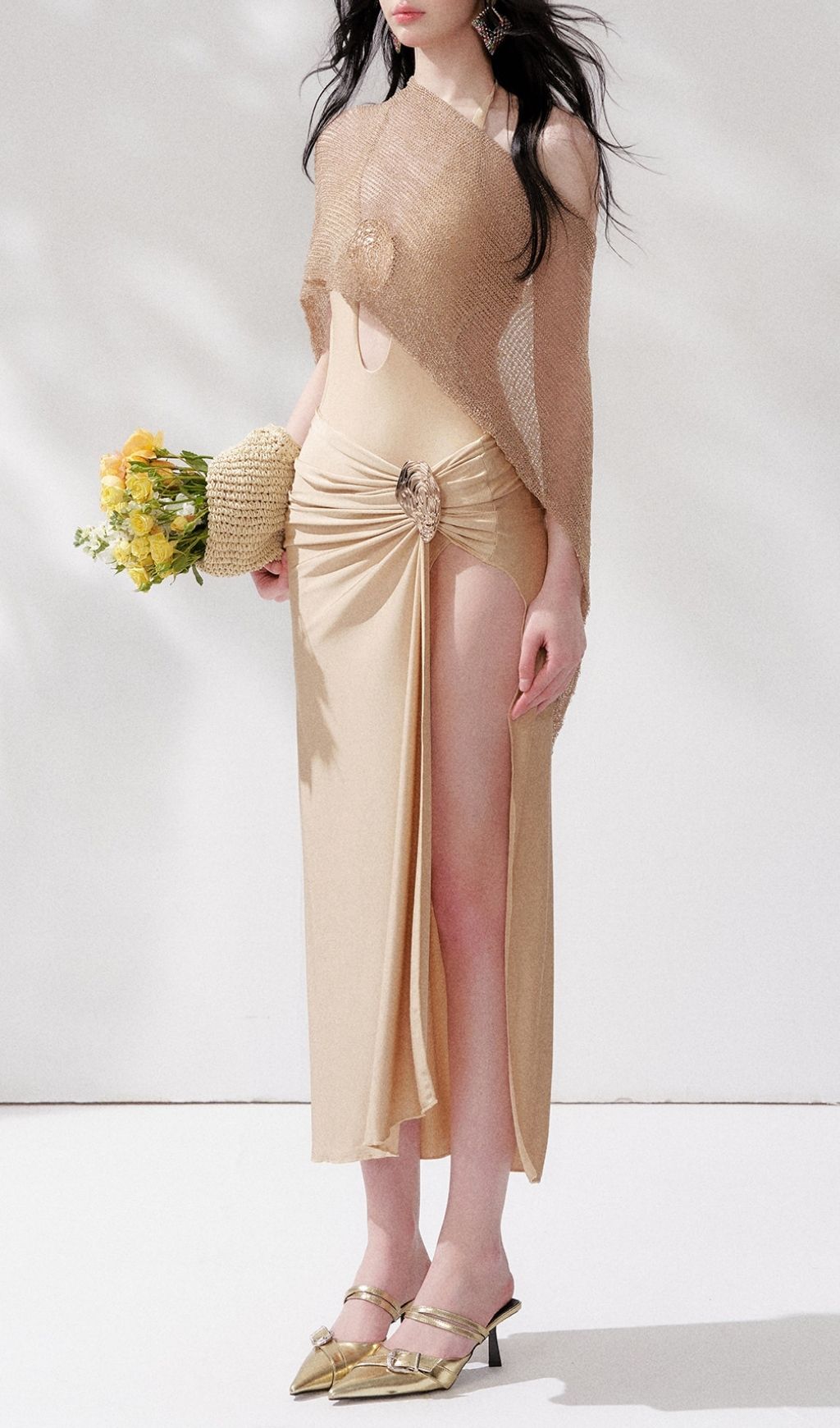 Lark Two-Piece Swimsuit With Tulle - OWNCI