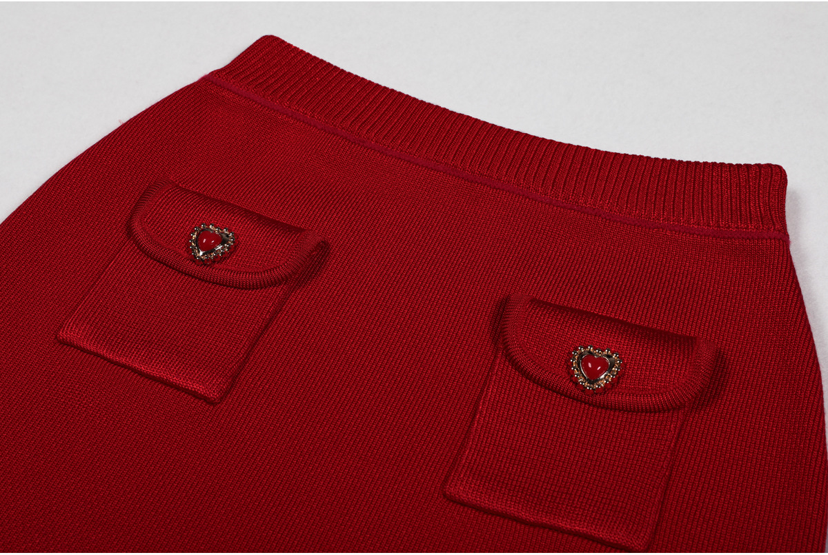 dcf8c9fded7c2a5e7e0e59e43e60eb8b.jpg Fashionslee Women Clia Heart Button Midi Skirt Set