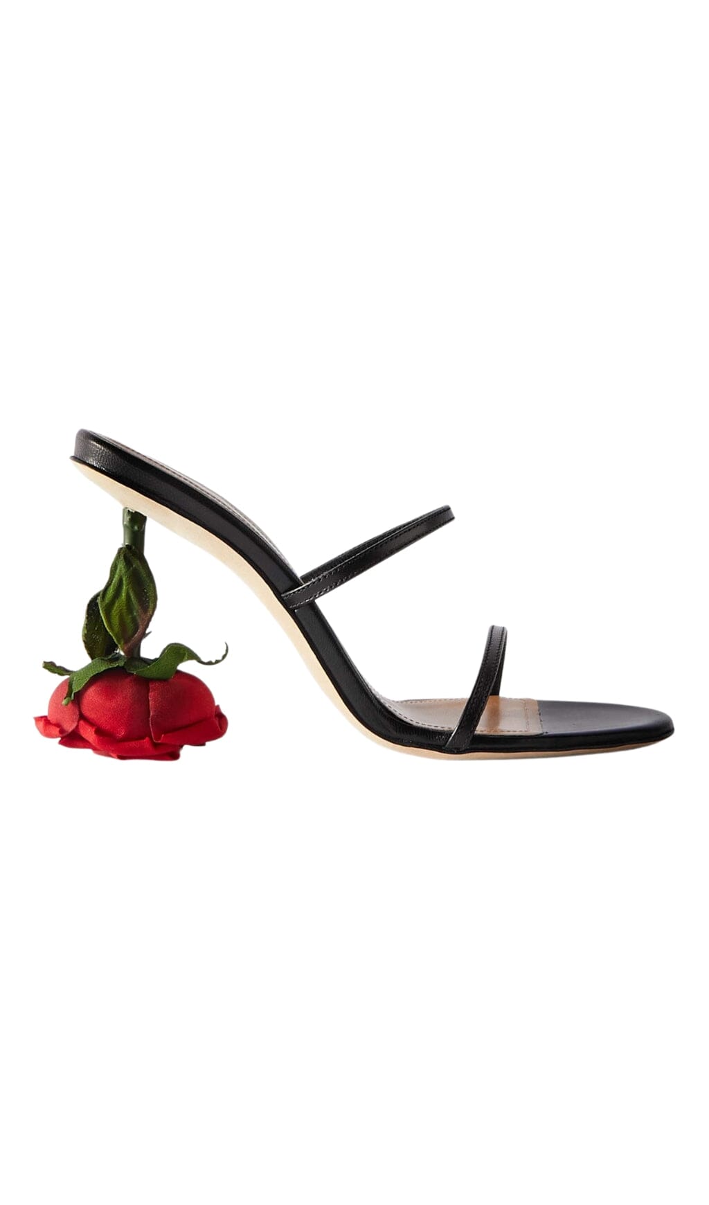 Fashionslee Women Rose Heels In Black