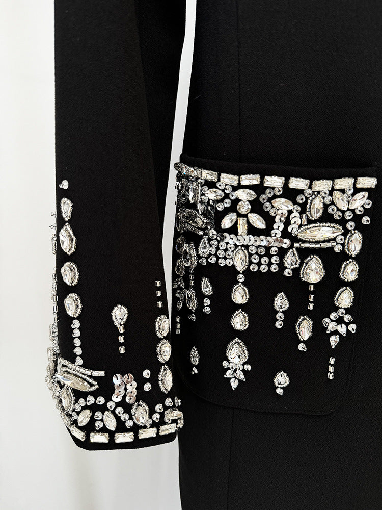 e6af37caee5a2d01e519e8183ec53154.jpeg Fashionslee Women Alusia Rhinestone Blazer Dress