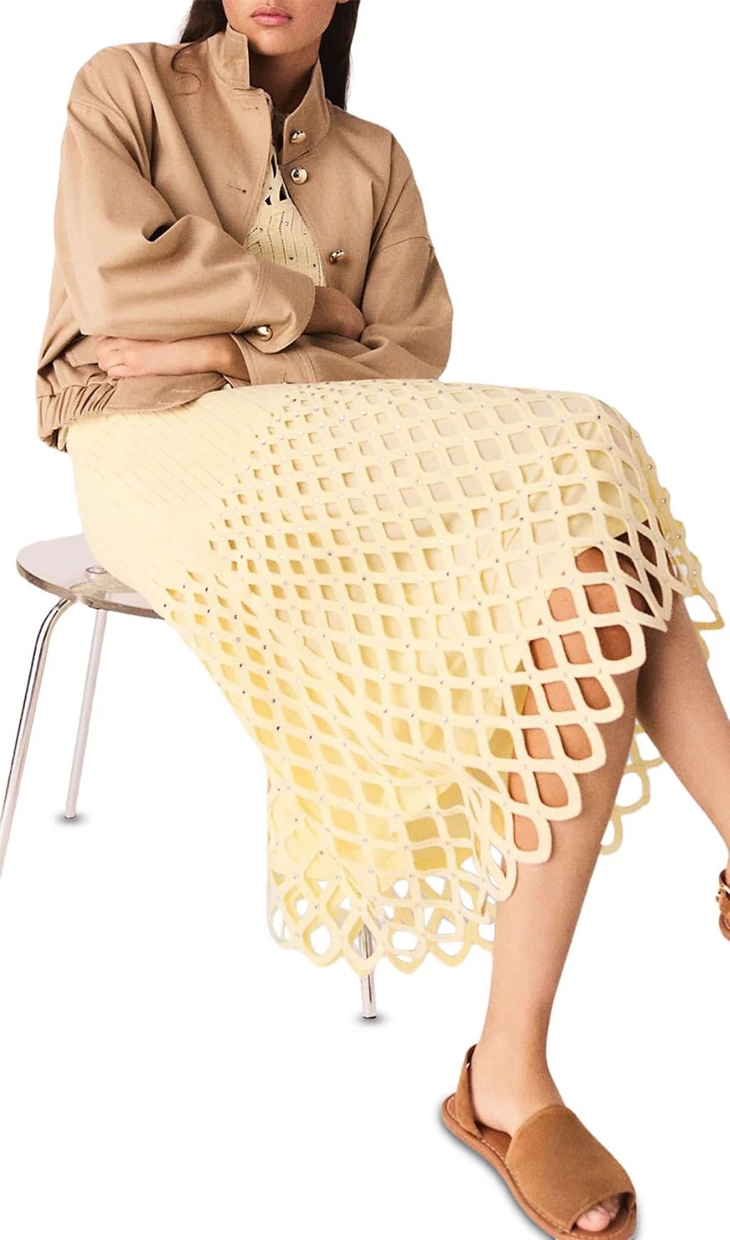 CROCHET MIDI SKIRT FOR BEACH VACATION - OWNCI CROCHET MIDI SKIRT FOR BEACH VACATION - OWNCI