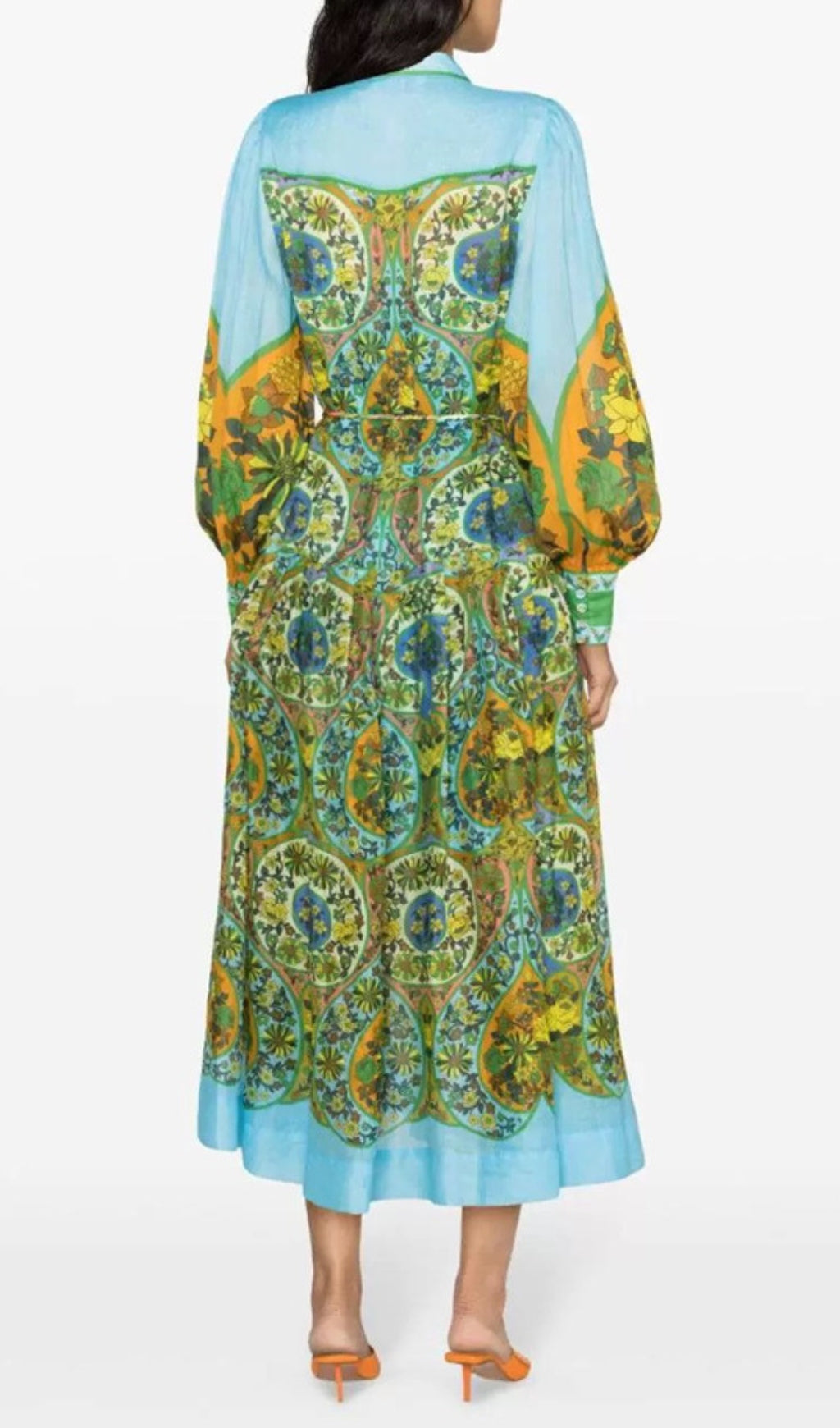e81f668d14b520df44a90e52ef2c8f00.jpeg Fashionslee Women Avatar Printed Midi Dress