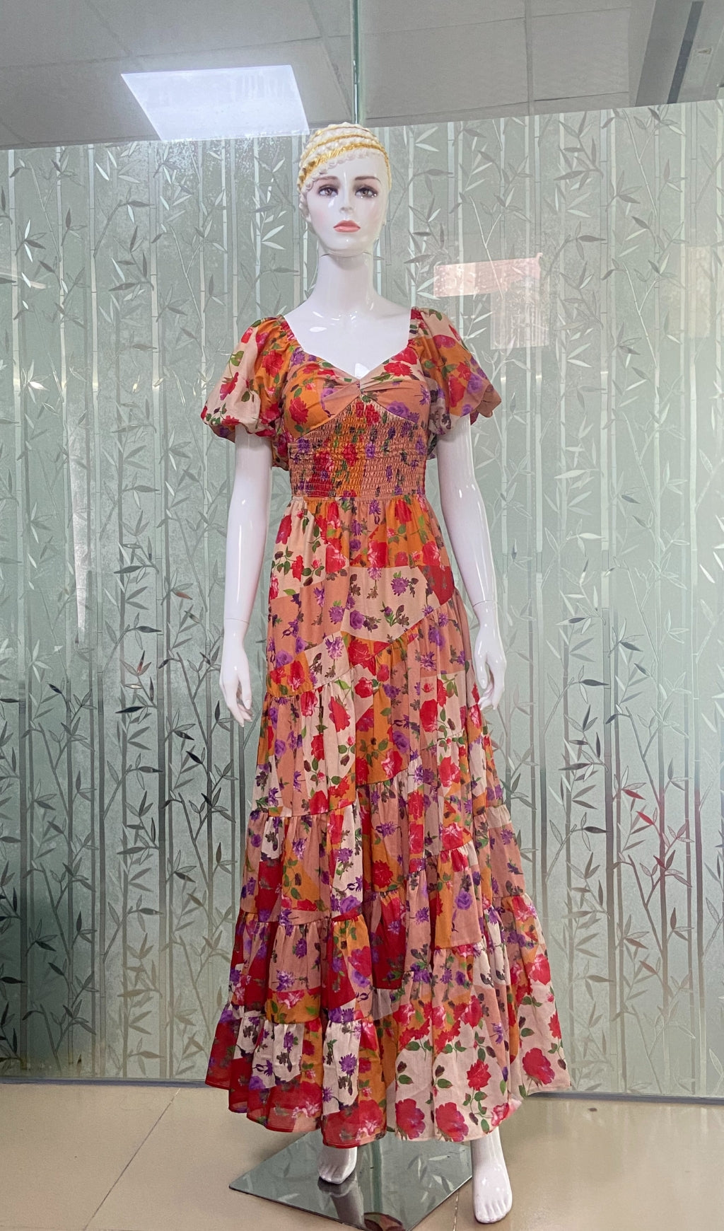 TRENDING FLORAL MAXI DRESS AESTHETIC - OWNCI TRENDING FLORAL MAXI DRESS AESTHETIC - OWNCI