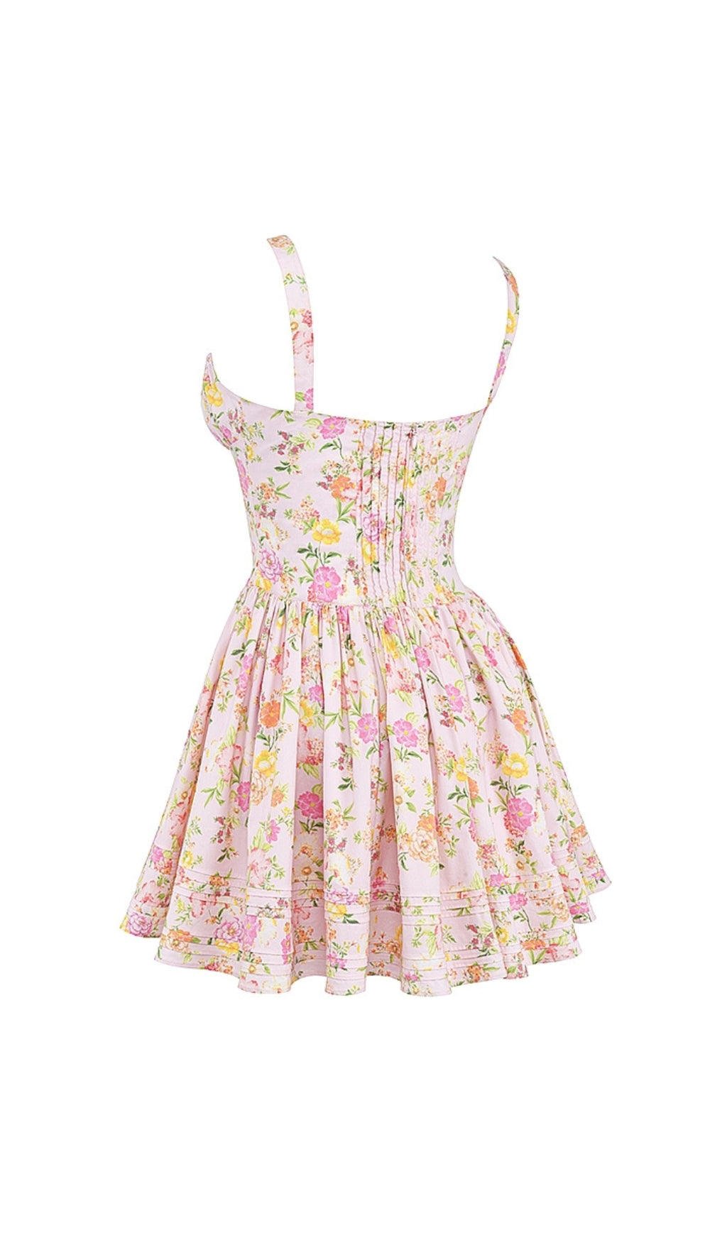 FLORAL AESTHETIC MINI DRESS – VIRAL PRINT - OWNCI FLORAL AESTHETIC MINI DRESS – VIRAL PRINT - OWNCI
