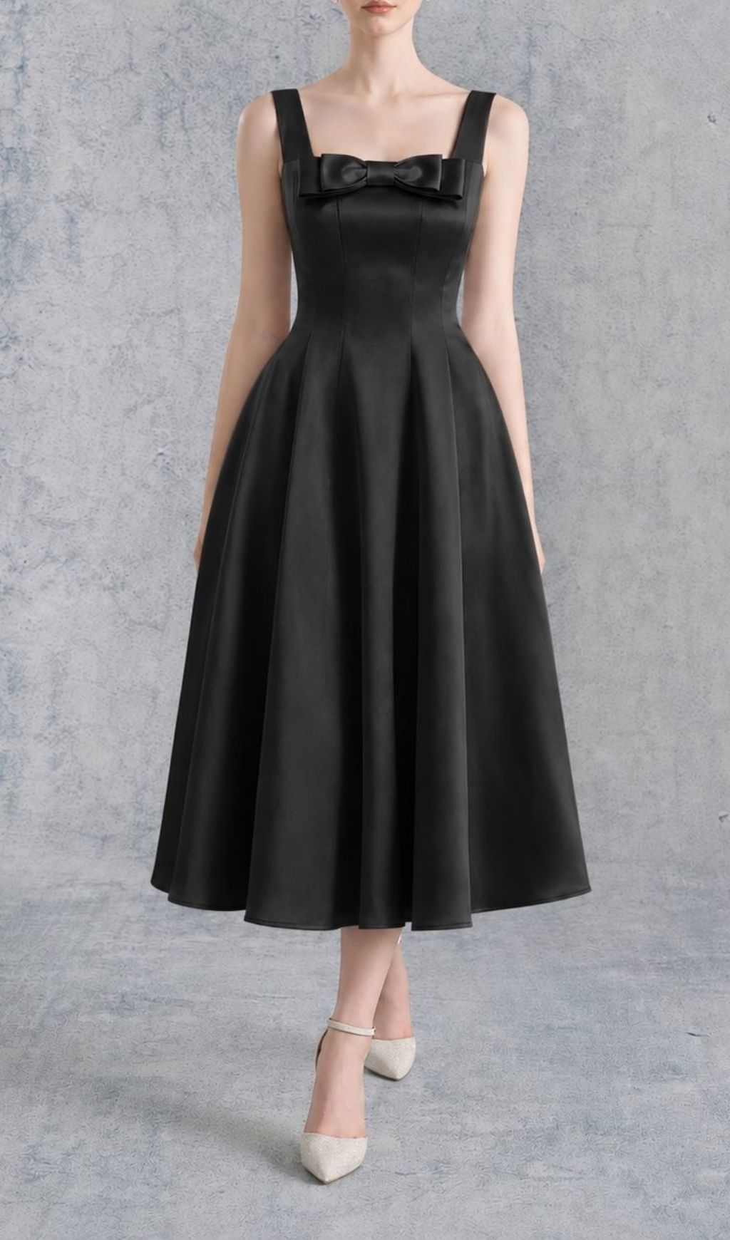 ee07026369ce6631a73e26fadda48789.jpg Fashionslee Women Larkin Strappy Bow Midi Dress