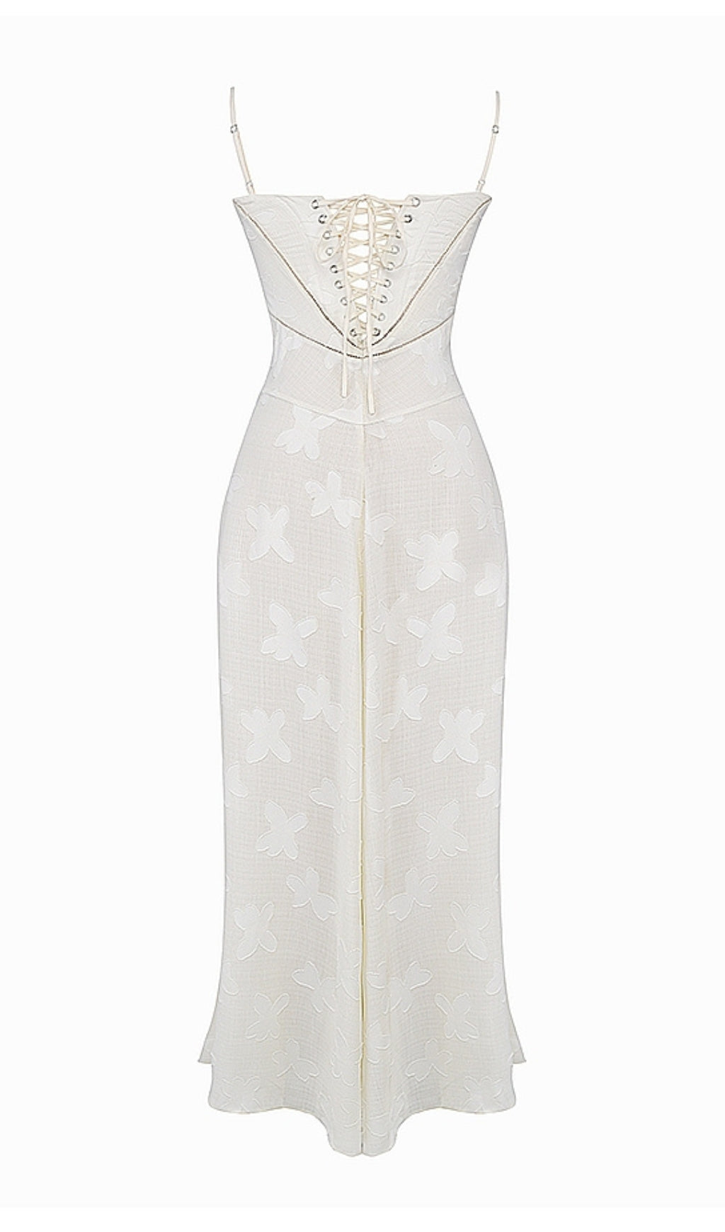 Fashionslee Women Billie Floral Lace Back Maxi Dress