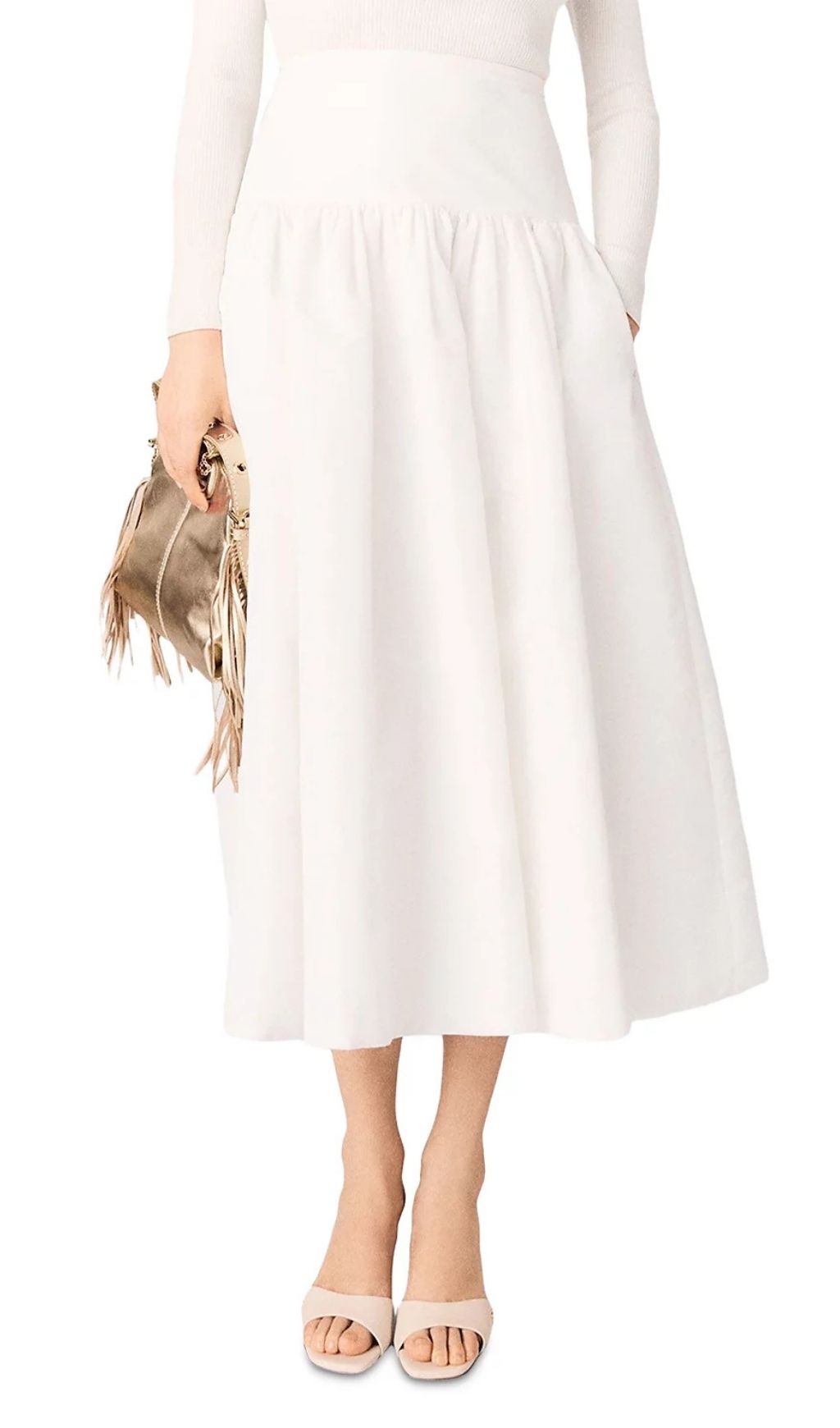 ee2790318c8cef293527ec6516051c07.jpg Fashionslee Women Long Taffeta Skirt