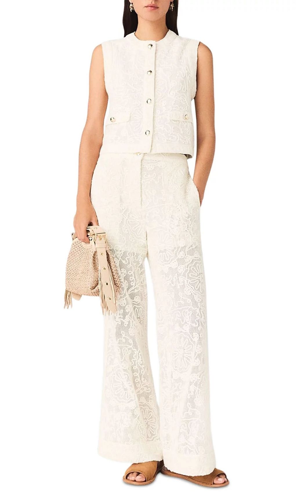 f046fa84b74bf56b9ffa99743676fe1c.jpg Fashionslee Women Paros Guipure Lace Pants