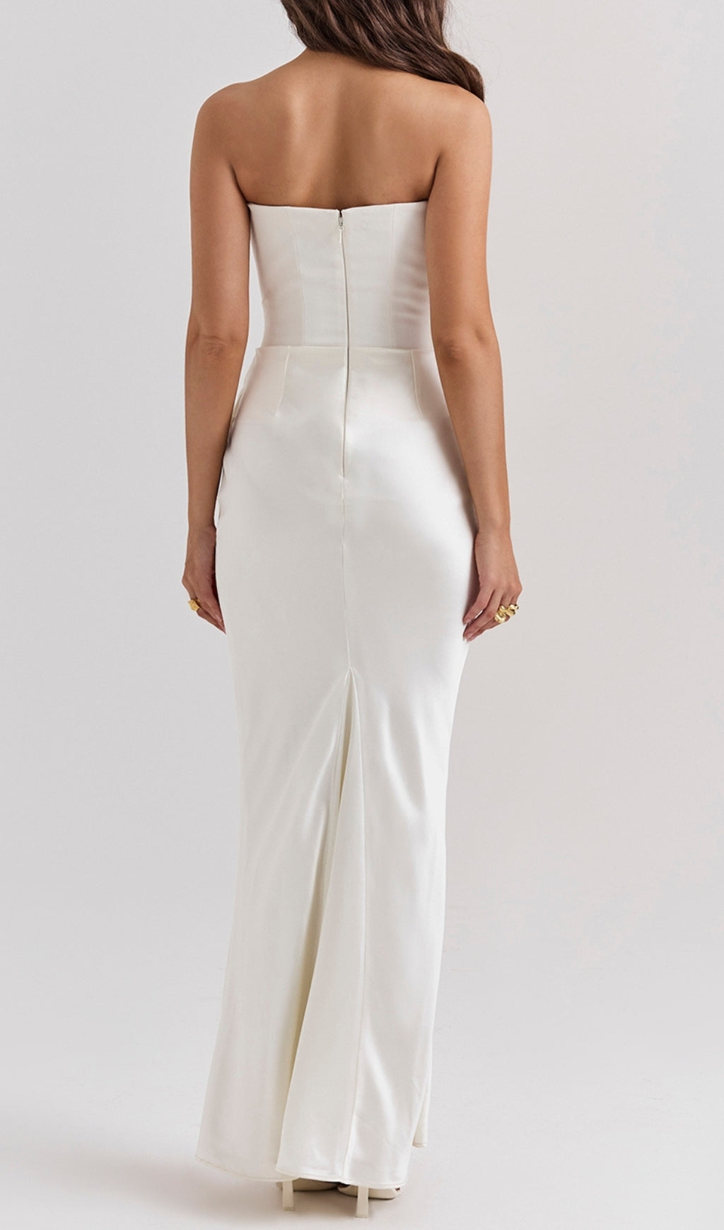 f34c20f85d9a4b2d32580cc28af53f30.jpeg Fashionslee Women Ruched Corset Dress Maxi Dress In White