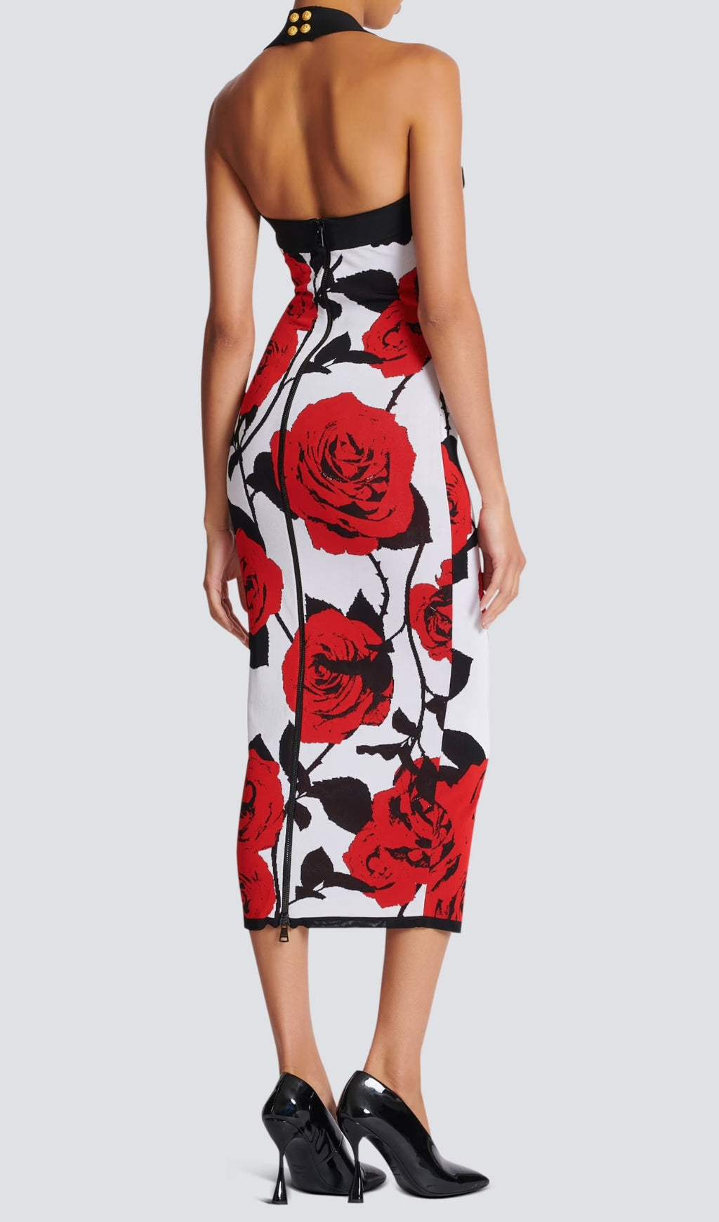 Fashionslee Women Atenea Flower Midi Bandage Dress