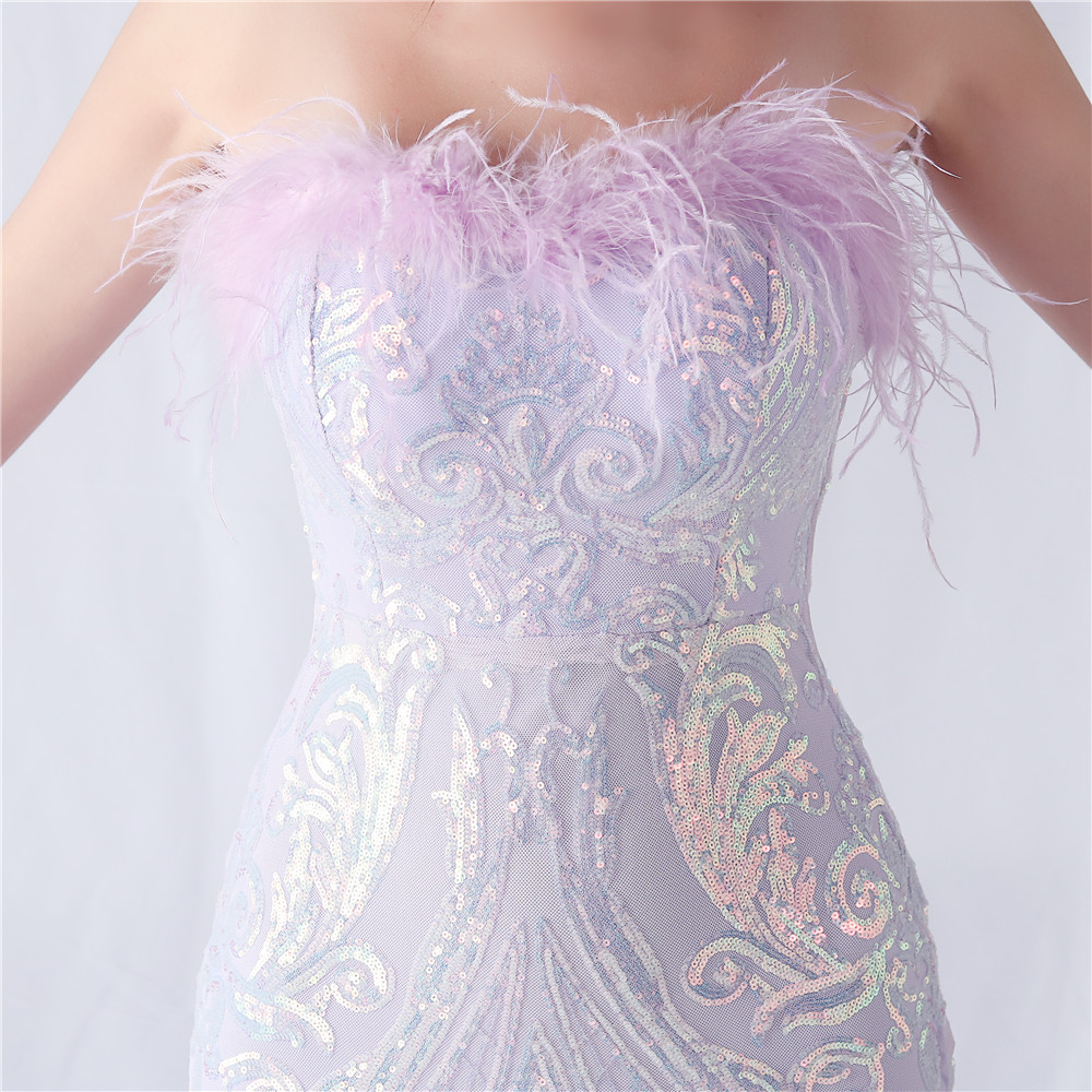 f83c4fcda3e7178babead4e1d21ec49c.jpg Fashionslee Women Choire Purple Sequin Feather Maxi Dress