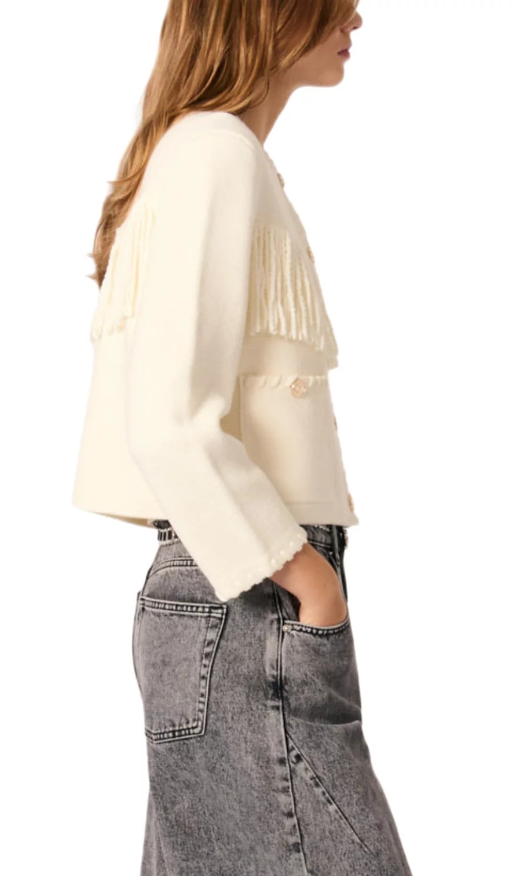 VINTAGE FRINGE CARDIGAN – AESTHETIC LAYER - OWNCI VINTAGE FRINGE CARDIGAN – AESTHETIC LAYER - OWNCI