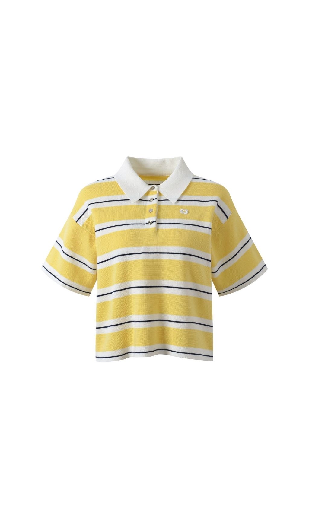 Malisse Striped Short Sleeve Polo Shirt - OWNCI Malisse Striped Short Sleeve Polo Shirt - OWNCI