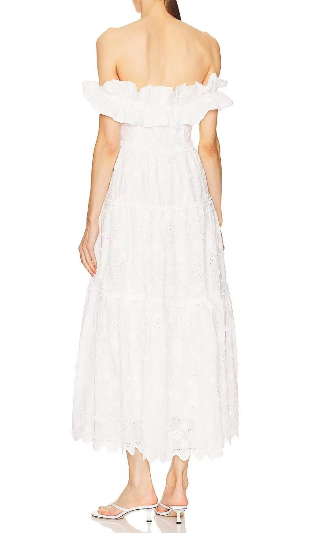 Fashionslee Women Auretta One Shoulder Midi Dress