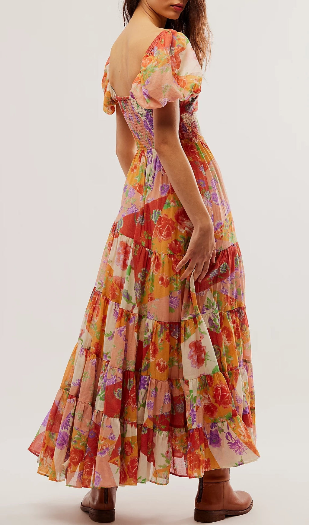 Fashionslee Women Asencion Floral Printed Maxi Dress