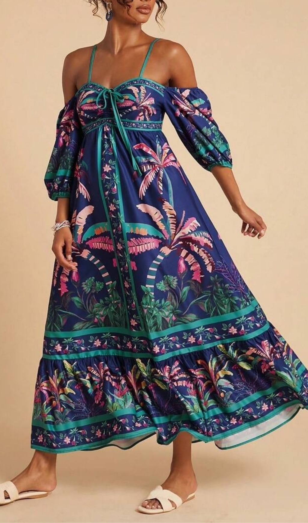fe46b2d369214418e67928a06c13cca0.jpg Fashionslee Women Laksha Printed Maxi Dress