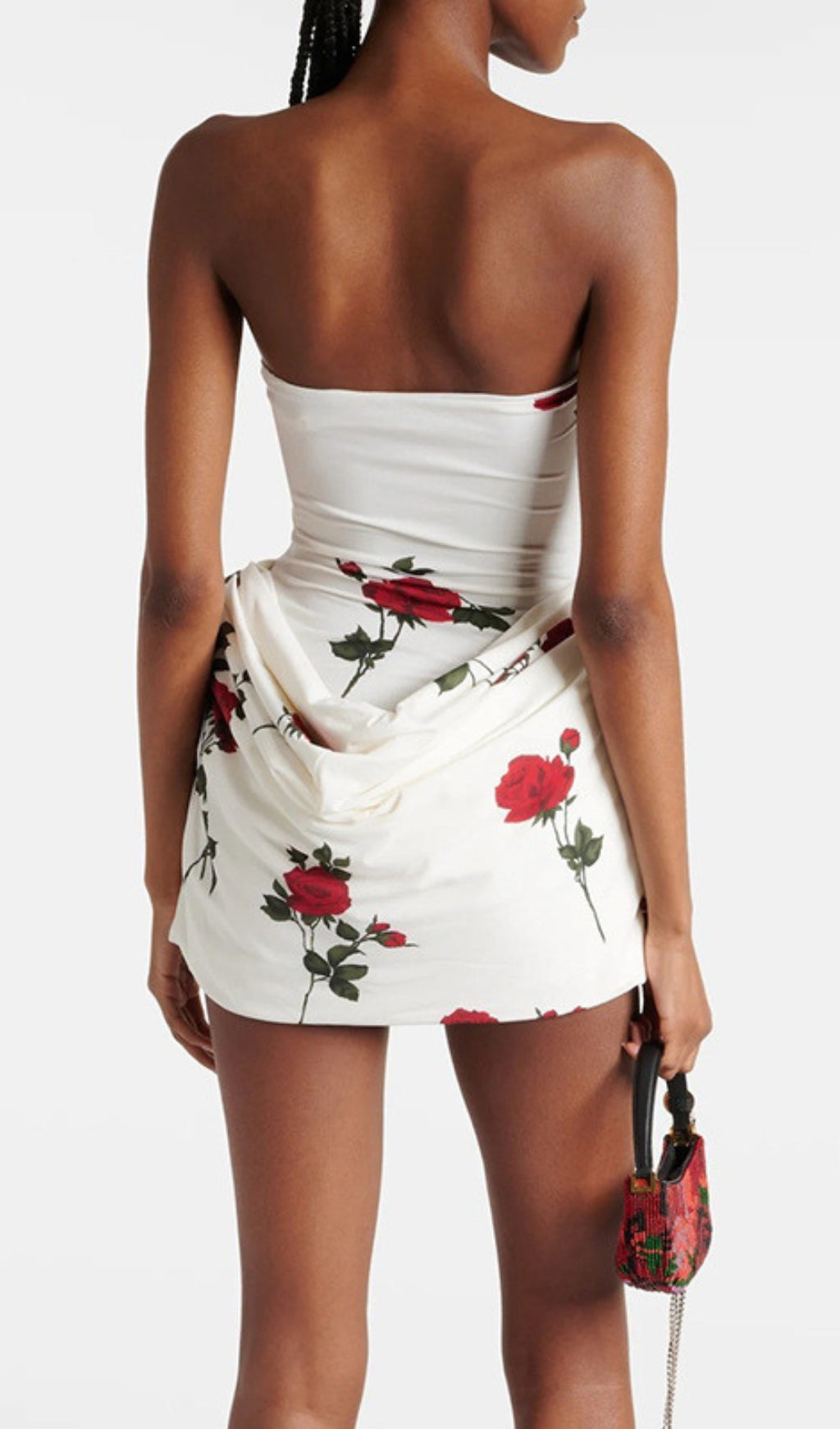 Fashionslee Women Averie Strapless Ruched Mini Dress