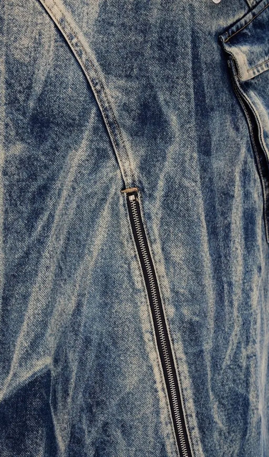 004509fca8d16fad9fb63e97d1499254 Jamie Deconstruct Bleached Denim Maxi Skirt