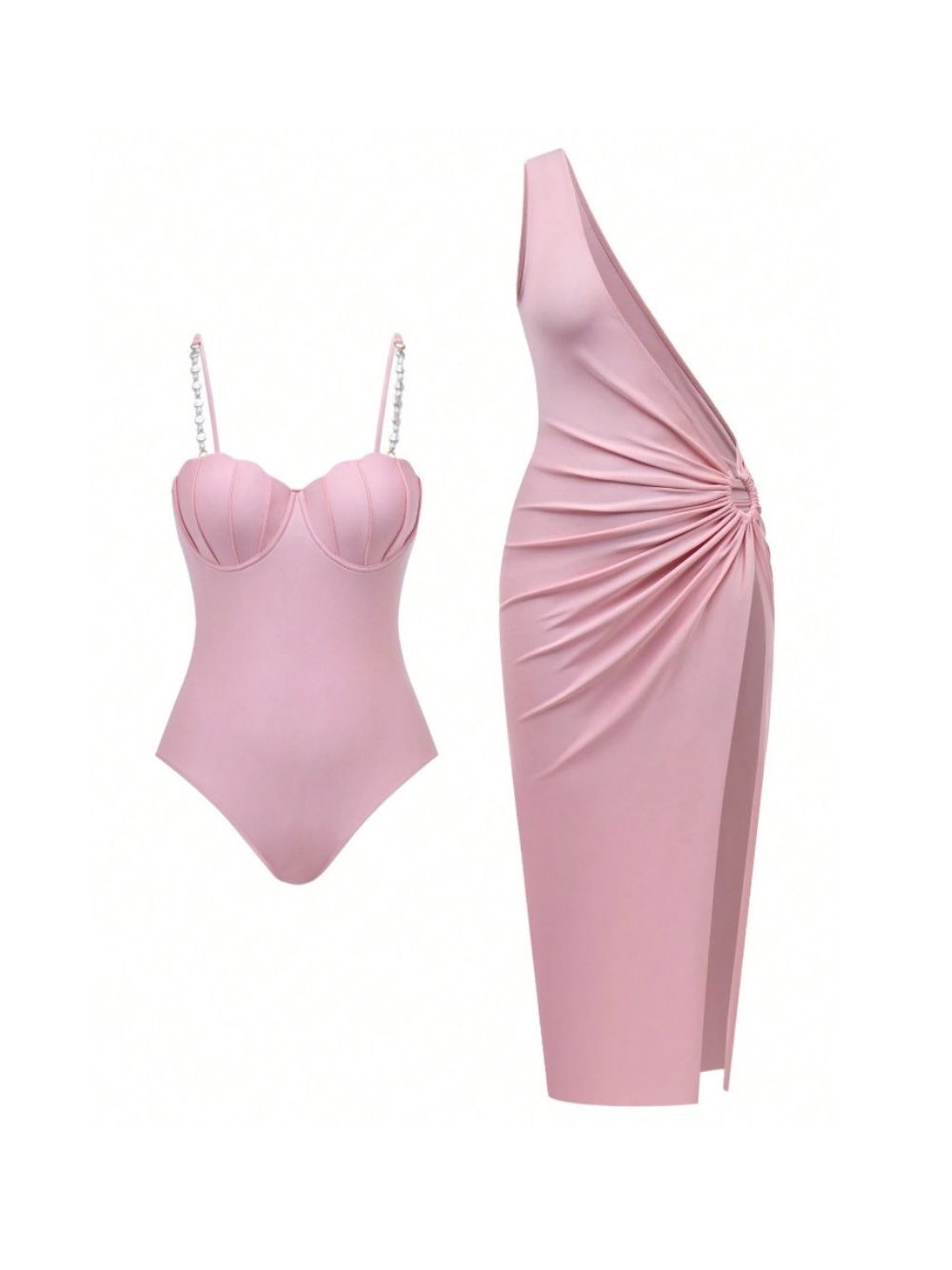 Mali Pink Two-Piece Swimsuit