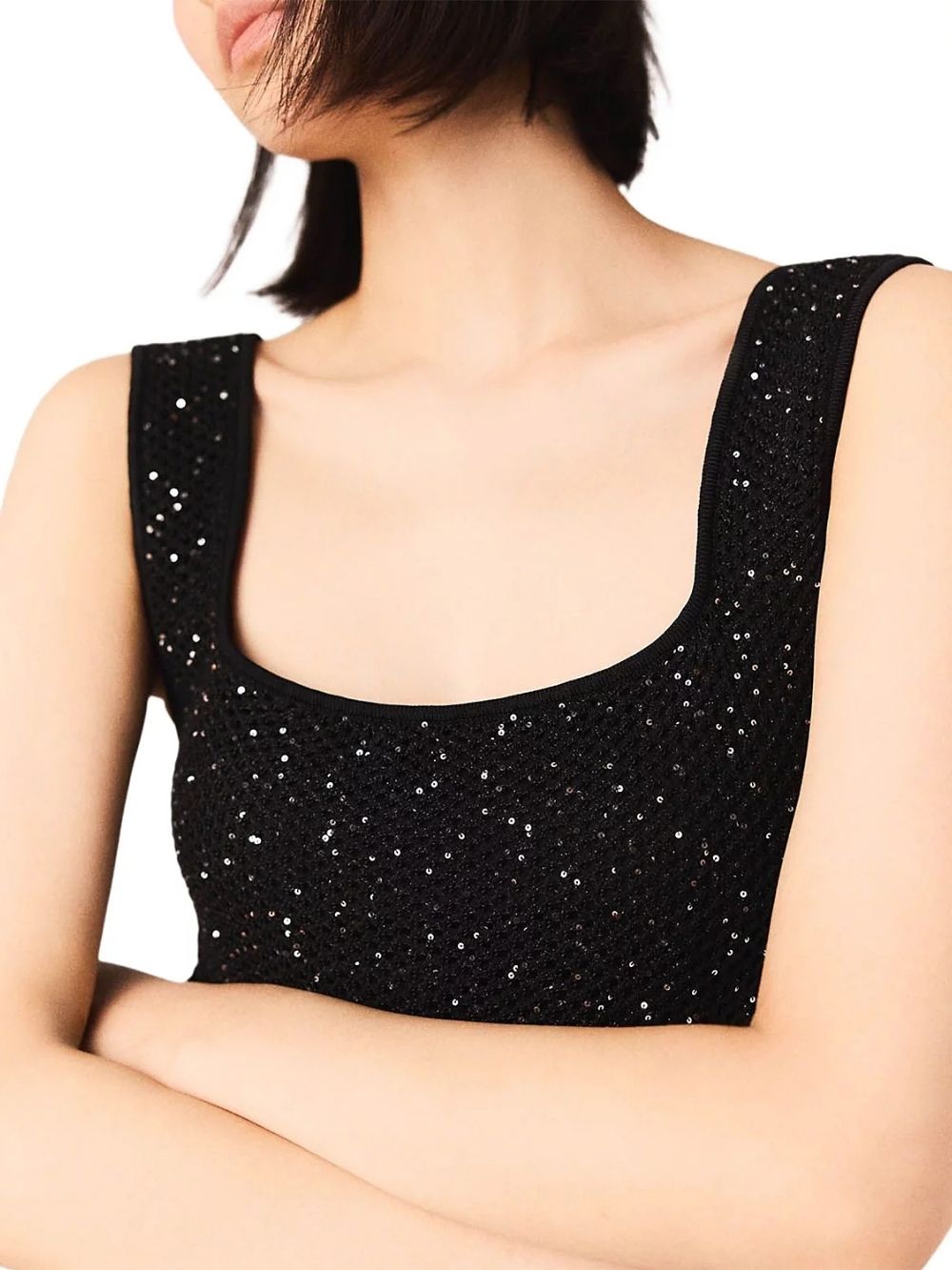 081ab86ca851b7860e60c199122e6ce1 Sequin Knit Maxi Dress