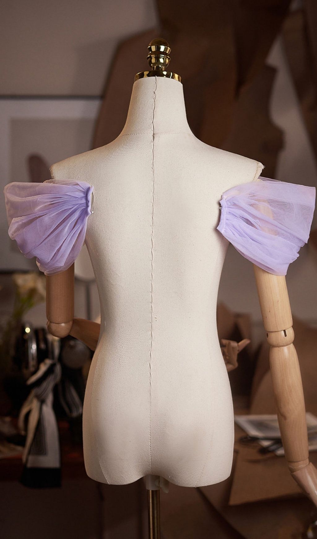Lei Purple DIY Mesh Shawl - OWNCI Lei Purple DIY Mesh Shawl - OWNCI