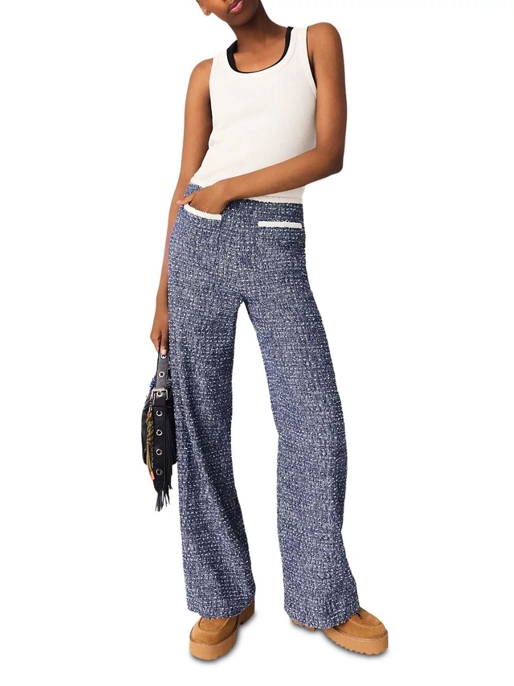 Marled Tweed Pants - OWNCI Marled Tweed Pants - OWNCI