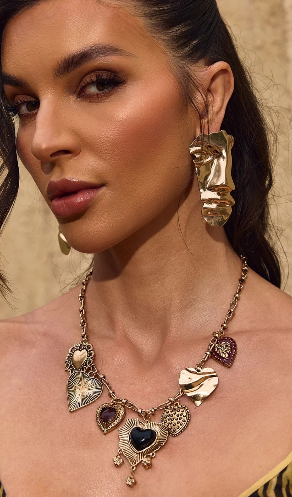 Chevonne Half Face Earrings