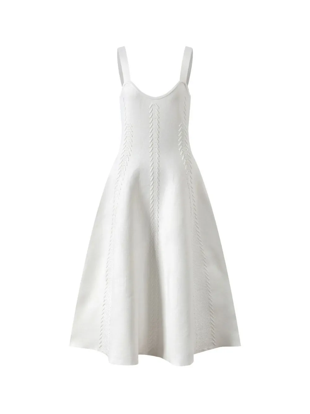 Rorsya Pointelle Knit Midi Dress - OWNCI Rorsya Pointelle Knit Midi Dress - OWNCI