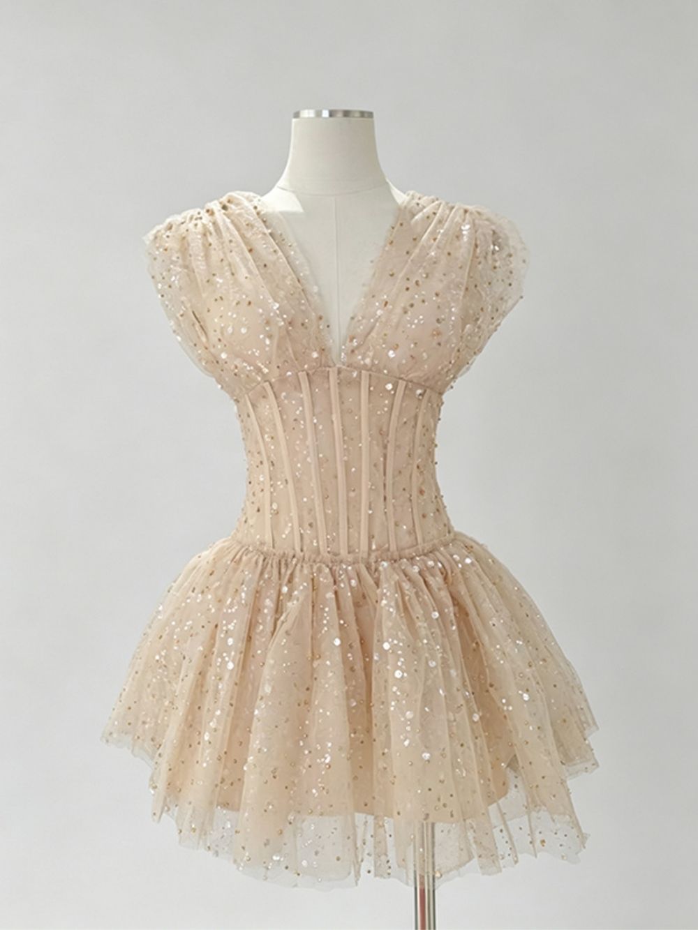 Madelia Corset Sequin Mini Dress