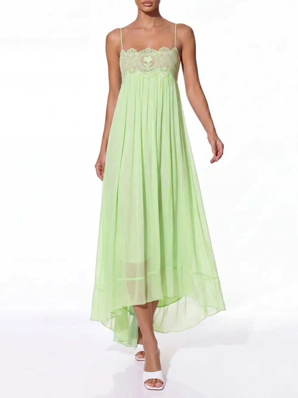 Hyquorin Spaghetti Maxi Dress