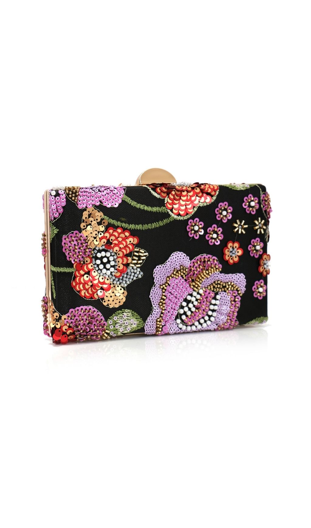 Fashionslee Women Leba Sequin Flower Handbag