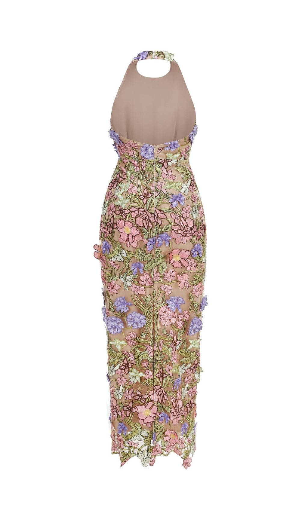 11ba367c18c8075b479c316e946575f4.jpg Fashionslee Women Lavinia Halter Flower Embroidery Maxi Dress