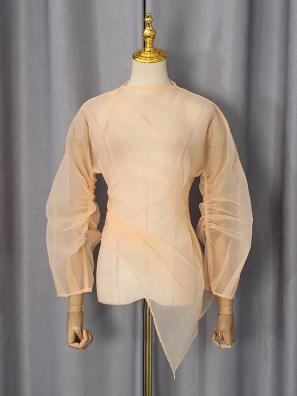 Manal Ruched Top - OWNCI Manal Ruched Top - OWNCI