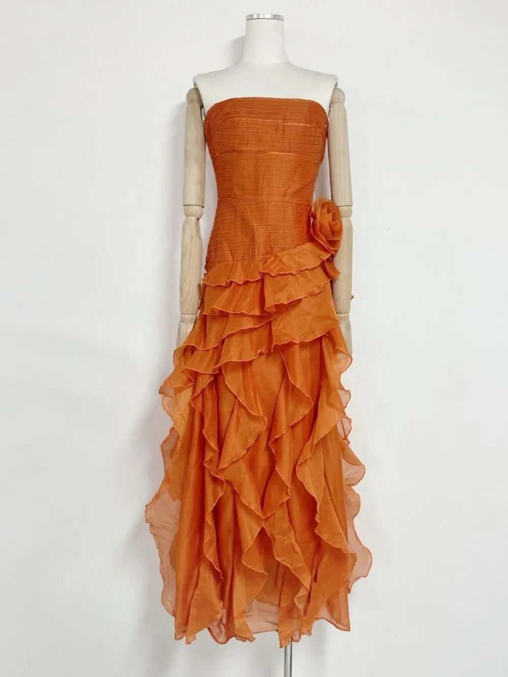 Rexion Strapless Flower Maxi Dress - OWNCI Rexion Strapless Flower Maxi Dress - OWNCI