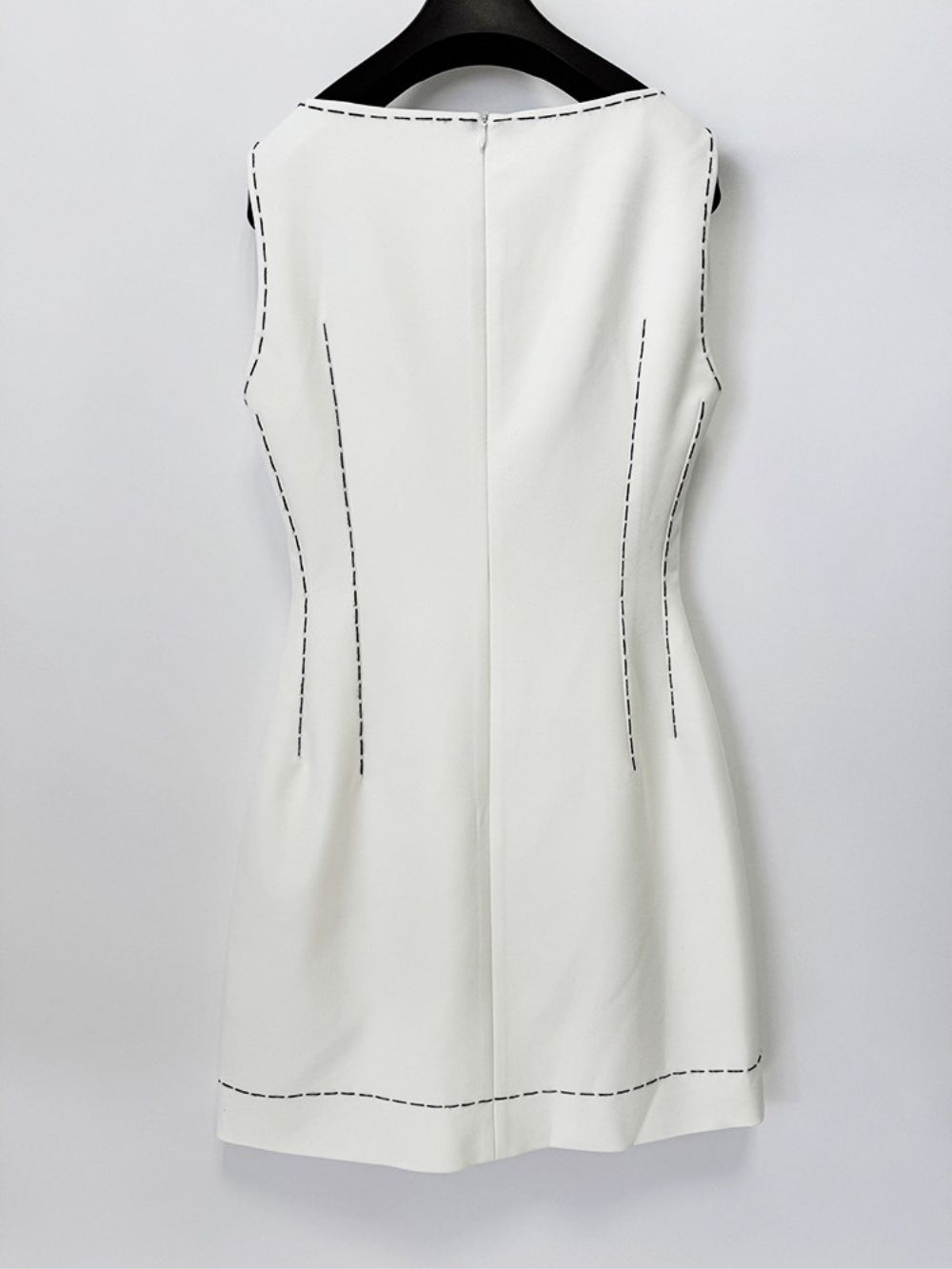 Maki White Flower Embellished Mini Dress - OWNCI Maki White Flower Embellished Mini Dress - OWNCI
